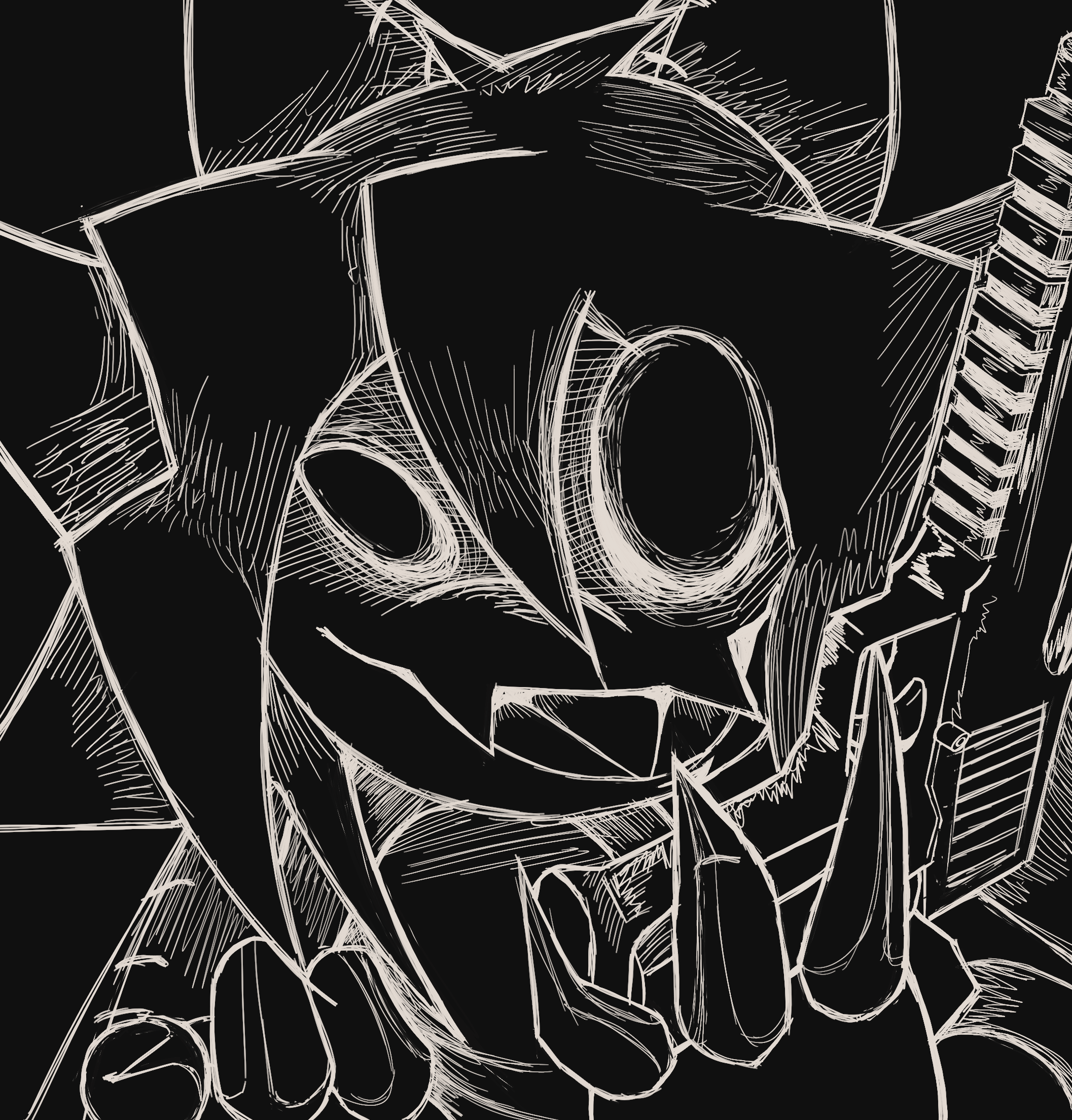 Chuvirla with a gun